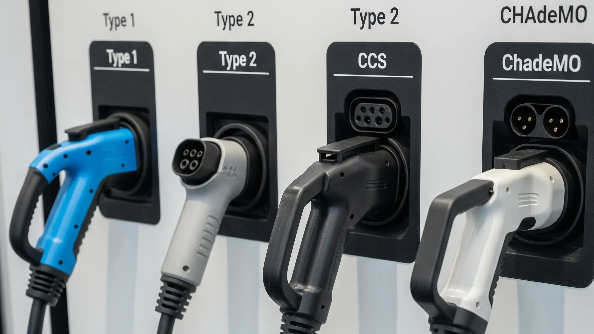 Hiểu rõ các loại chuẩn sạc xe ô tô điện phổ biến: AC, DC, Type 1, Type 2, CCS, CHAdeMO. Nắm vững bí kíp sạc xe điện an toàn, hiệu quả để tối ưu tuổi thọ pin. Cẩm nang sạc cho xe VinFast, Tesla và nhiều hãng khác. Sạc đúng cách, an tâm di chuyển!